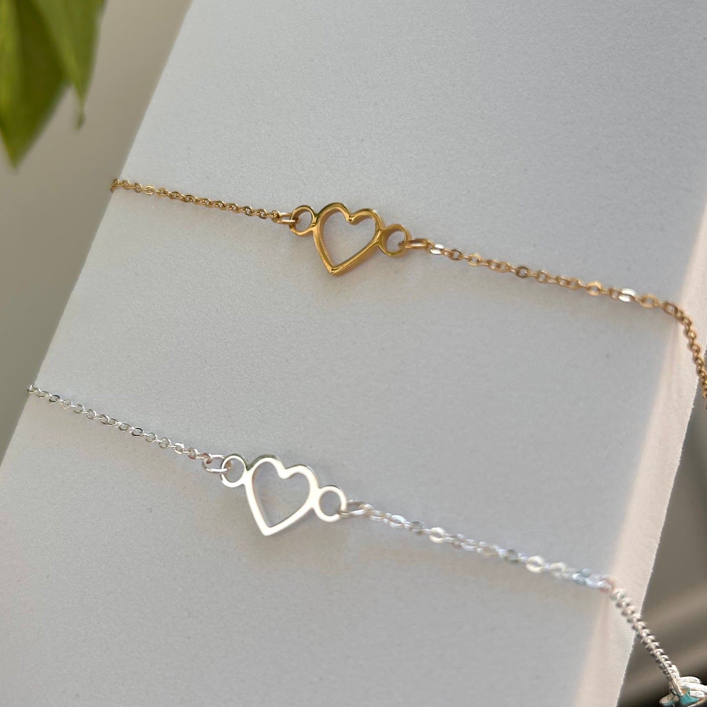 Bracelet cœur adulte- argent