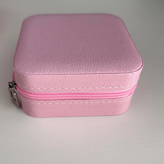 Boîte à bijoux rose